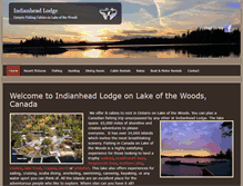 Tablet Screenshot of indianheadlodge.com